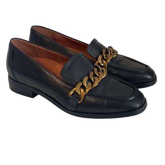 Vionic Women's Black Mizelle Casual Flats Loafers Chain Detail Size 8.5 - Picture 1 of 15